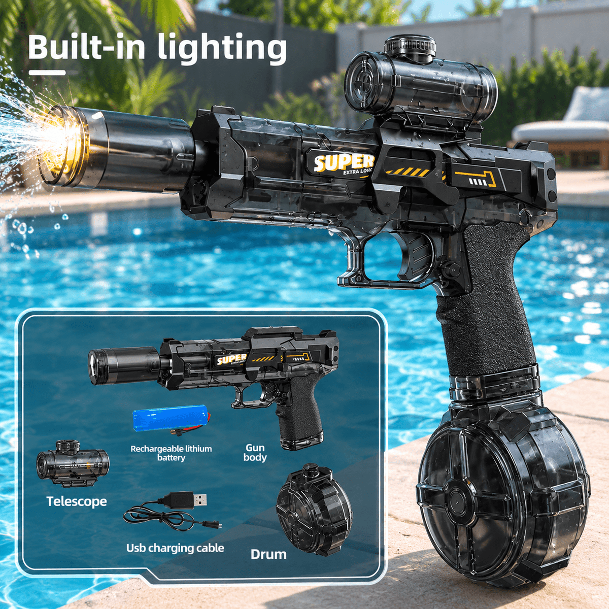 #Water_gun #Electric_water_gun #Water_toys #Summer_fun #Summer_Toys